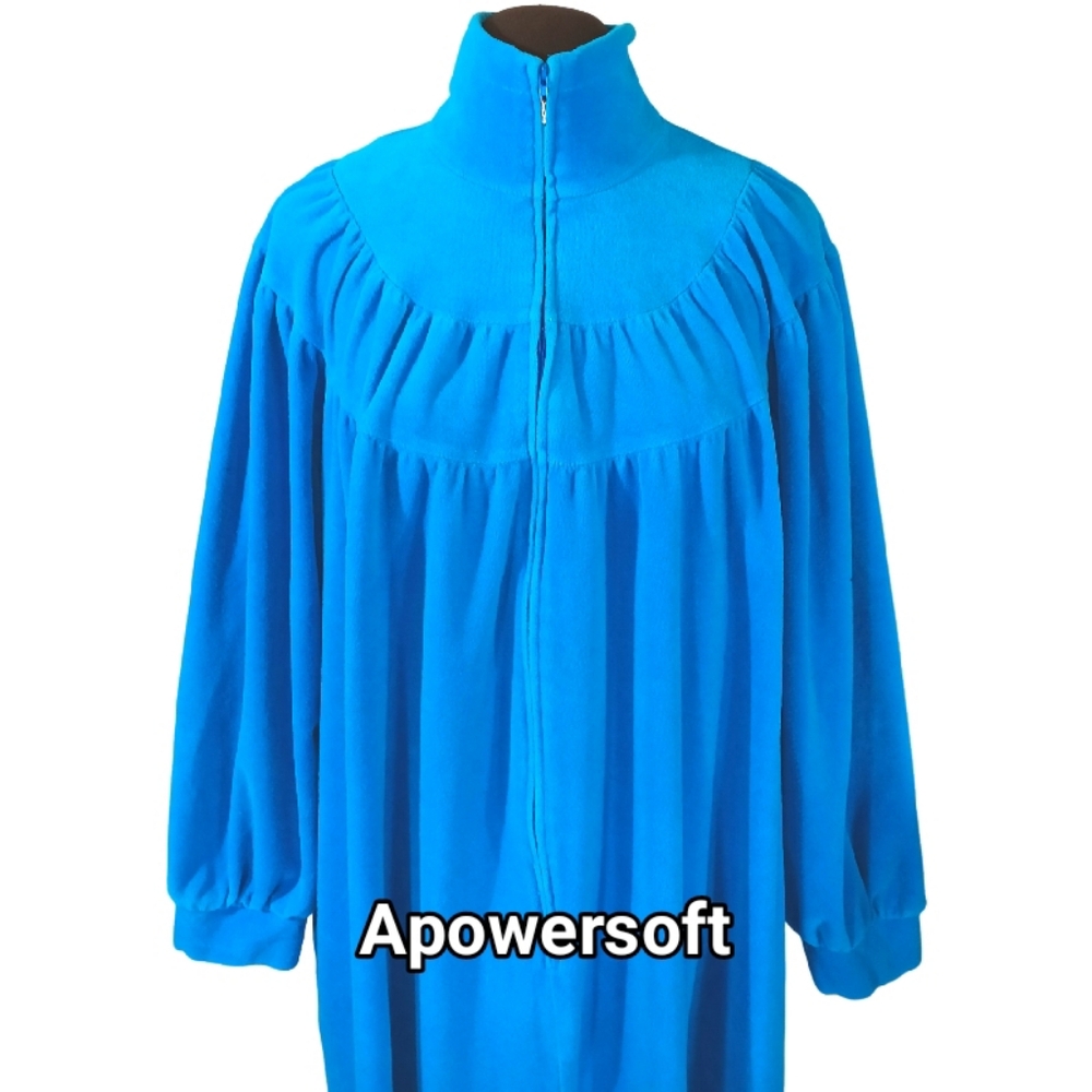 Velour Full Length Robe - Picture 2 of 6